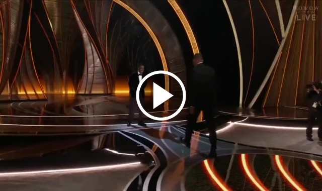 Oscar Töreni'nde sahnede tokat şoku! Video Haber