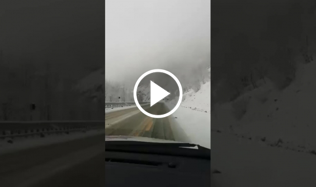 Zigana’da kar etkili oluyor! Trabzon Emniyeti’nden uyarı. Video Haber.