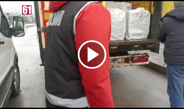 Trabzon'da kaçak sigara operasyonu. Video Haber