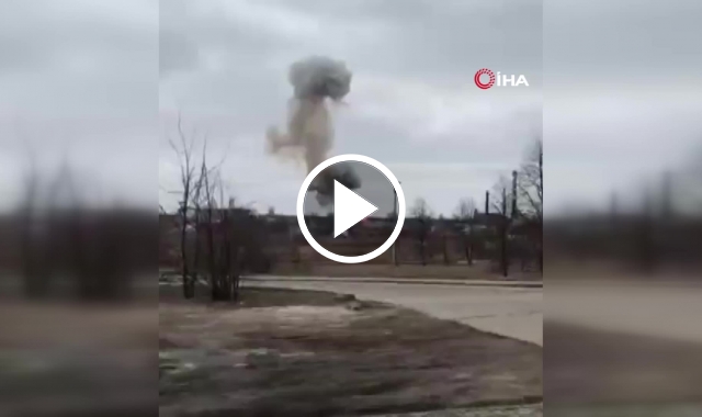 Rusya akaryakıt istasyonunu vurdu Video Haber