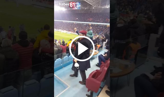 Başkan Genç, Trabzonspor’un golüne böyle sevindi. Video Haber.