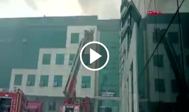 Giresun Üniversitesi'nde yangın. Video Haber.