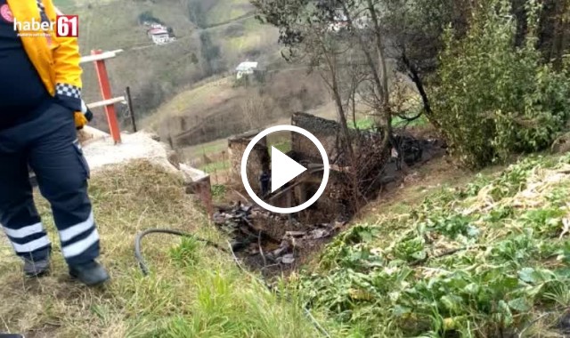 Trabzon’da yangın! 1 kişi hayatını kaybetti- Video Haber