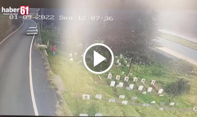 Trabzon'da mezar taşlarını çalan hırsız yakalandı
