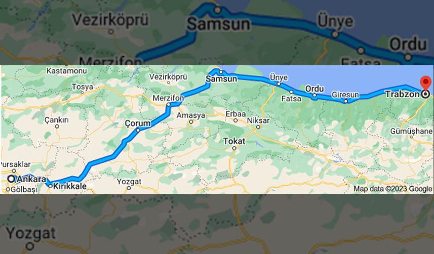 Trabzon Ankara Arası kaç km: Türkiye'nin Uzun Bir Yolculuğu