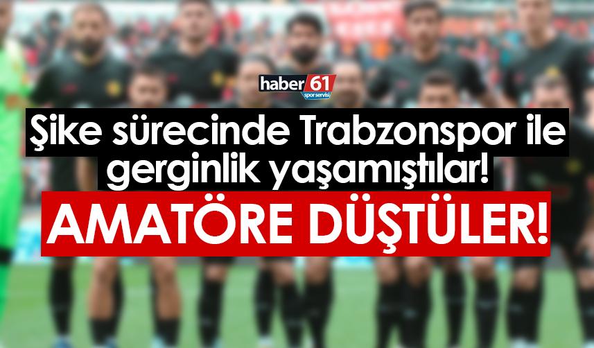 Şike sürecinde Trabzonspor ile gerginlik yaşamıştılar! Eskişehirspor amatöre düştü