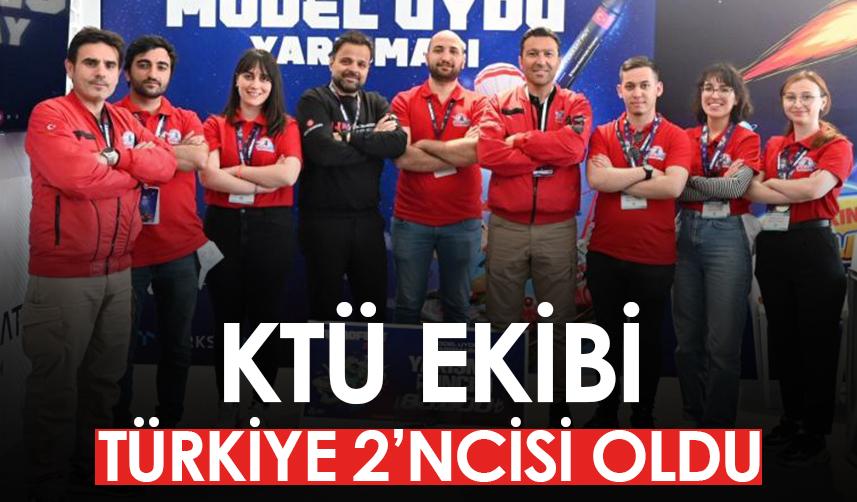 Trabzon KTÜ'lü öğrenciler Türkiye 2.si oldu