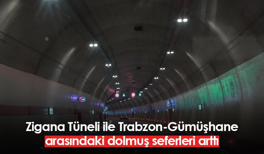 Zigana Tüneli Trabzon ile Gümüşhane arasındaki dolmuş seferlerini artırdı