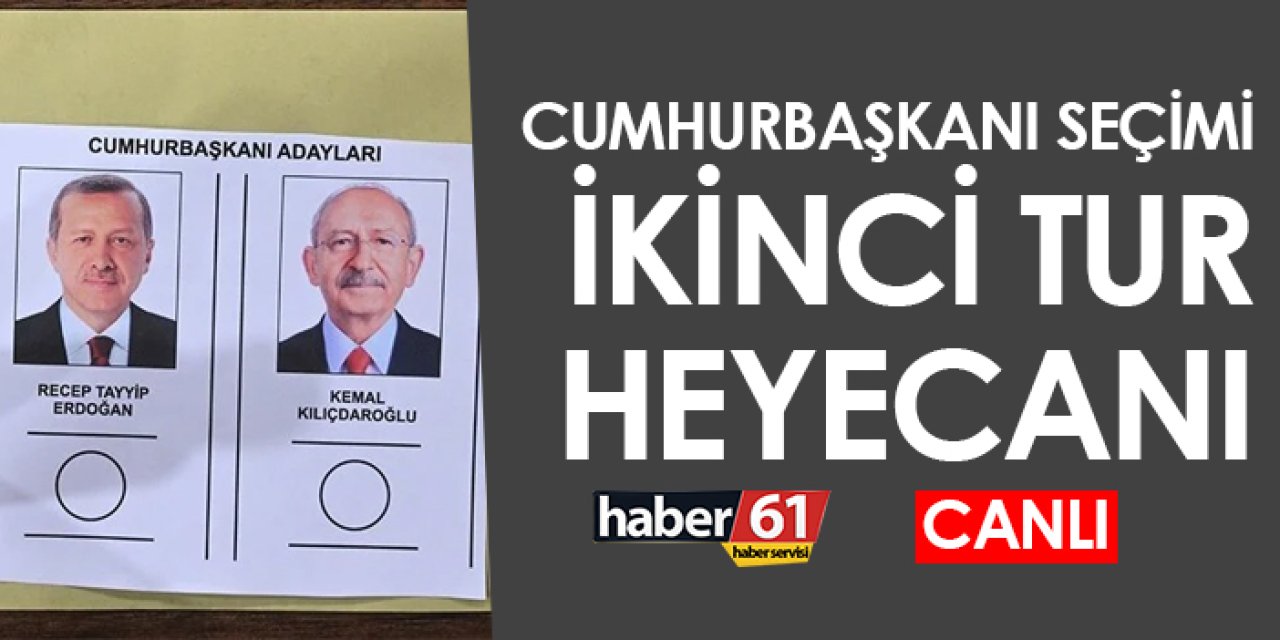Trabzon seçim sonuçları ve 28 Mayıs 2023 Cumhurbaşkanlığı 2. tur seçim sonuçları