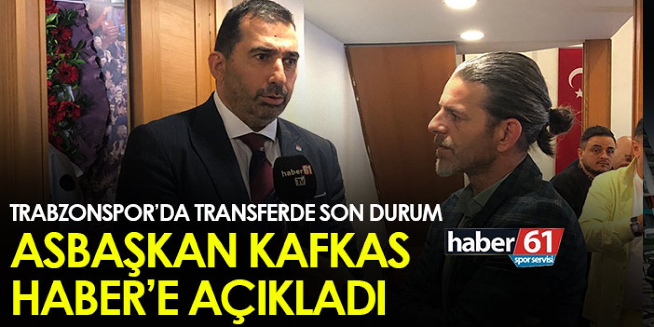 Trabzonspor’da transferde son durum! Asbaşkan canlı yayında açıkladı