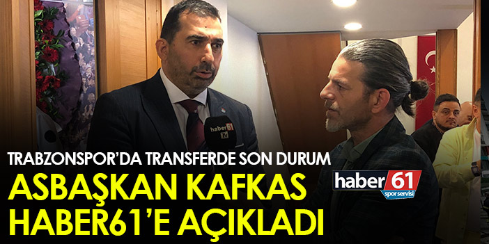 Trabzonspor’da transferde son durum! Asbaşkan canlı yayında açıkladı