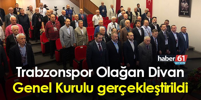 Trabzonspor Olağan Divan Kurulu gerçekleştirildi