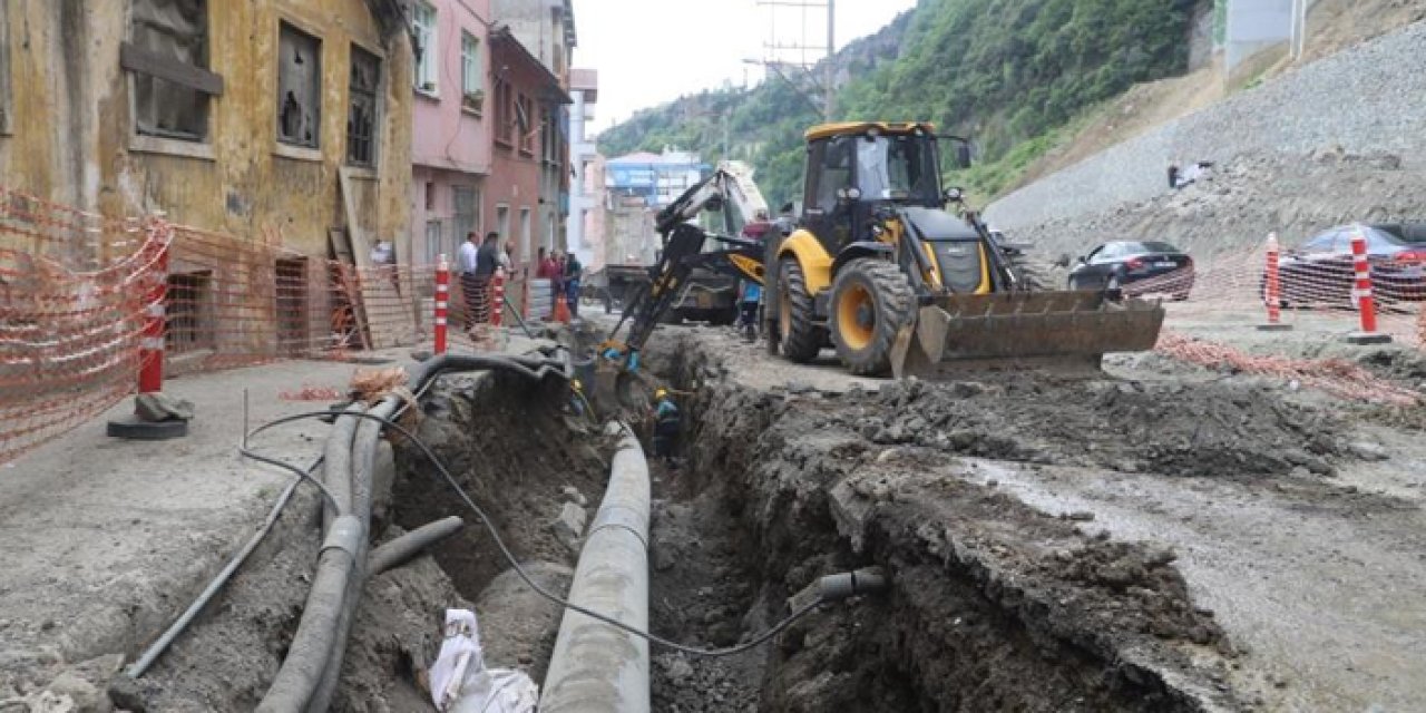Trabzon'da TİSKİ su kesintisini fırsata çevirdi! Ortahisar'da çalışma başlatıldı
