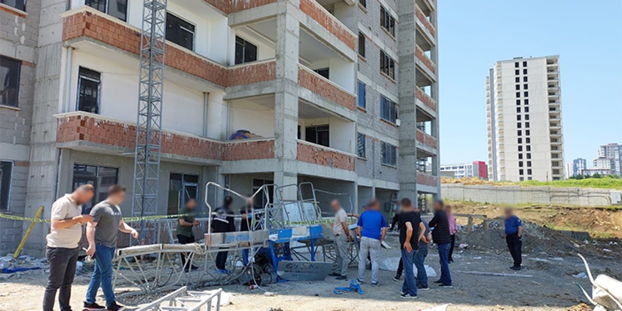 Samsun'da feci olay! Çalıştığı inşaatın 22. katından düştü