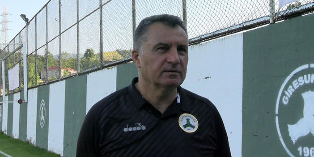 Giresunspor Teknik Direktörü Mustafa Kaplan: "Bu sezon ligde kalabilirsek büyük başarı"