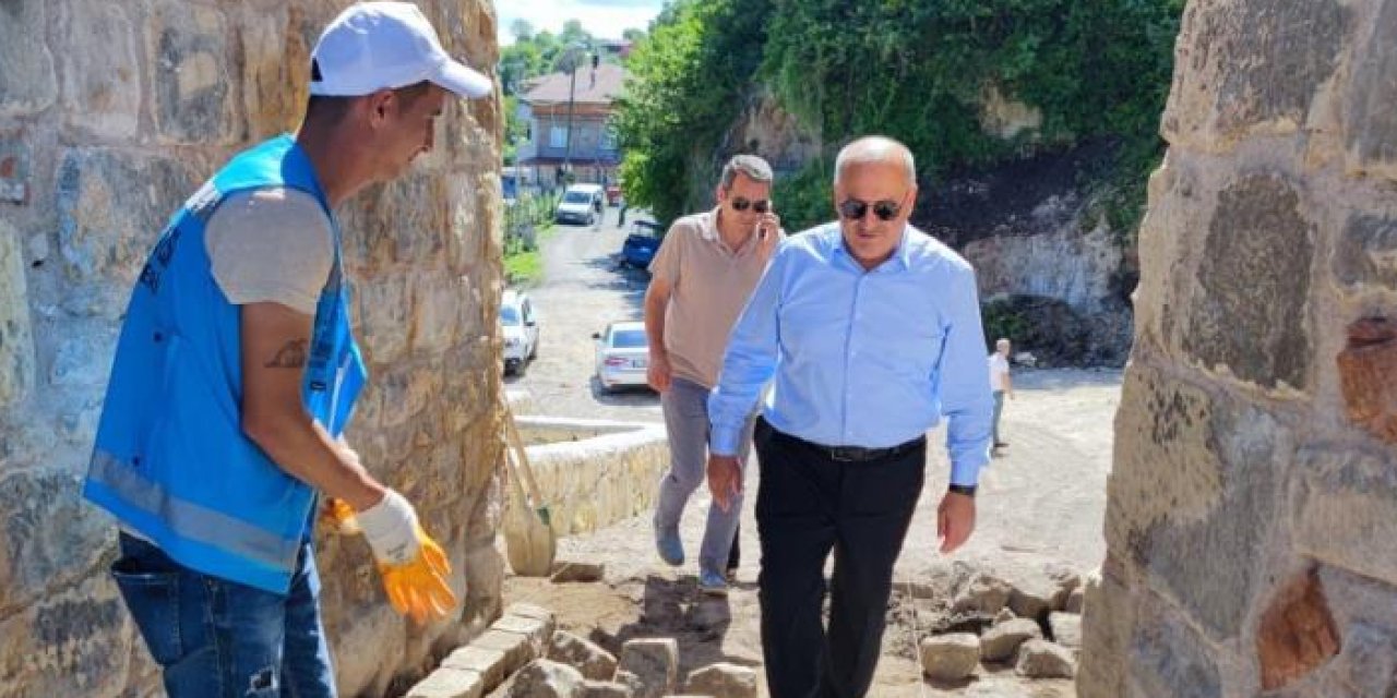 Başkan Tavlı: “Ünye Kalesi’nin restorasyon çalışmalarında sona gelindi”