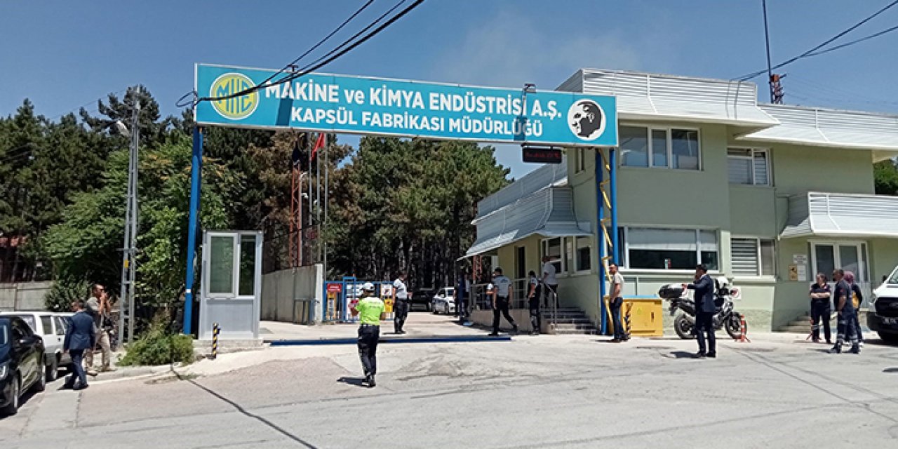 Bakan Yerlikaya MKE fabrikasındaki patlamanın detaylarını açıkladı! 4 kişi yaralandı