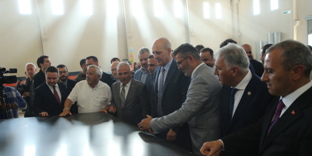 TBMM Başkanı Numan Kurtulmuş, Ordu Fatsa'da sanayi tesisleri açılış programına katıldı