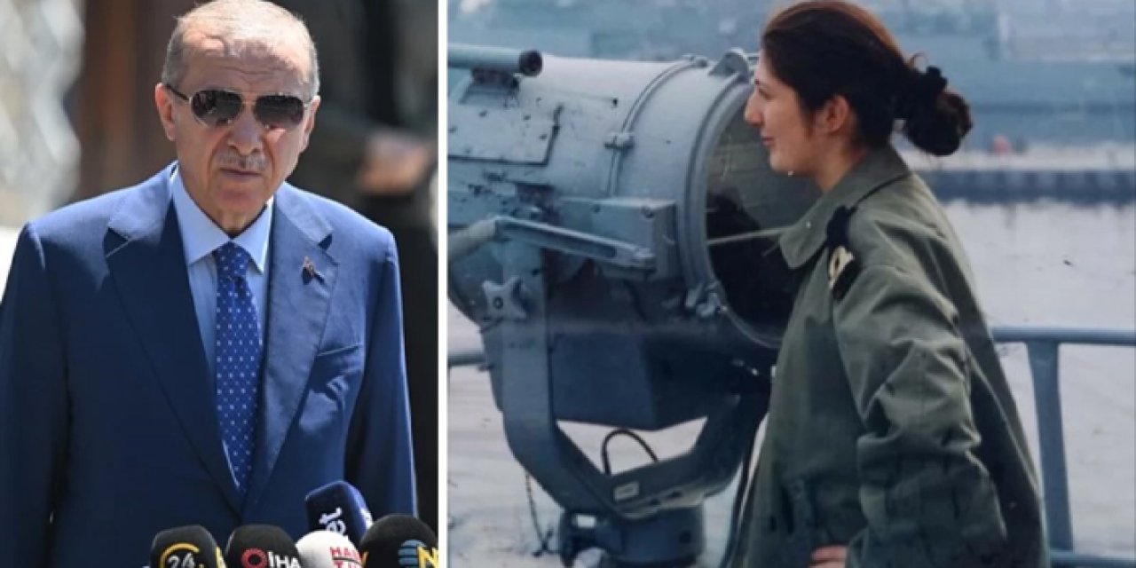 Cumhurbaşkanı Erdoğan'dan ilk kadın amiral Gökçen Fırat açıklaması "Çok mutlu oldum"