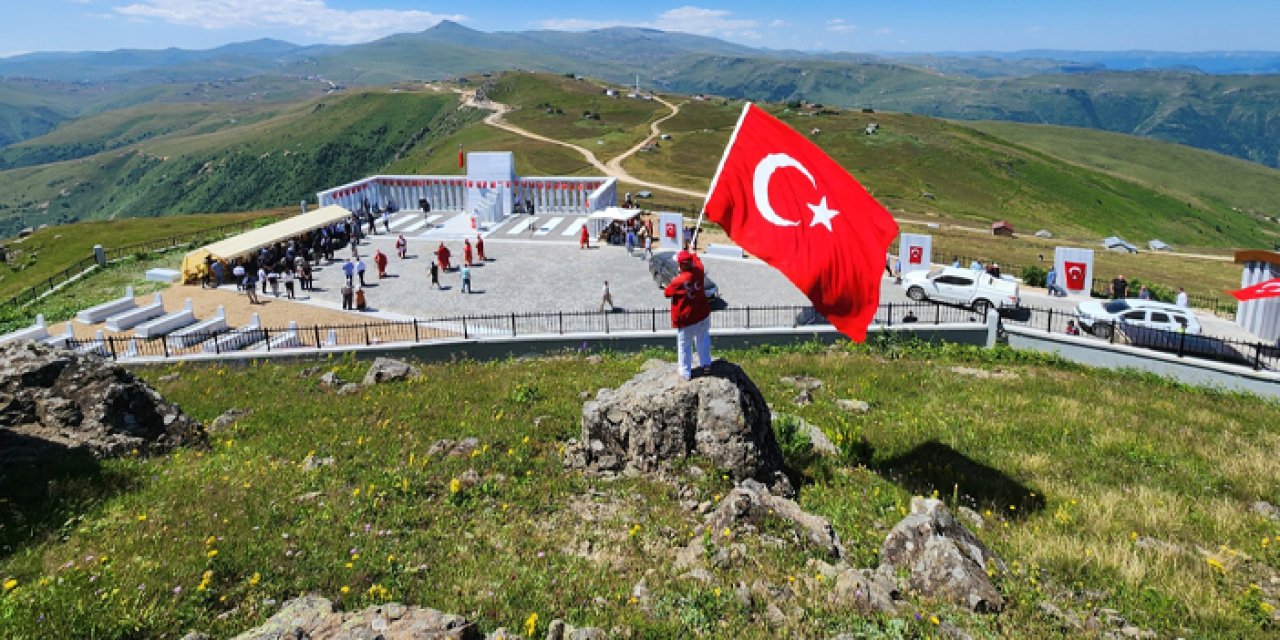 Trabzon'da yeniden düzenlenen Harmantepe Şehitliği açıldı