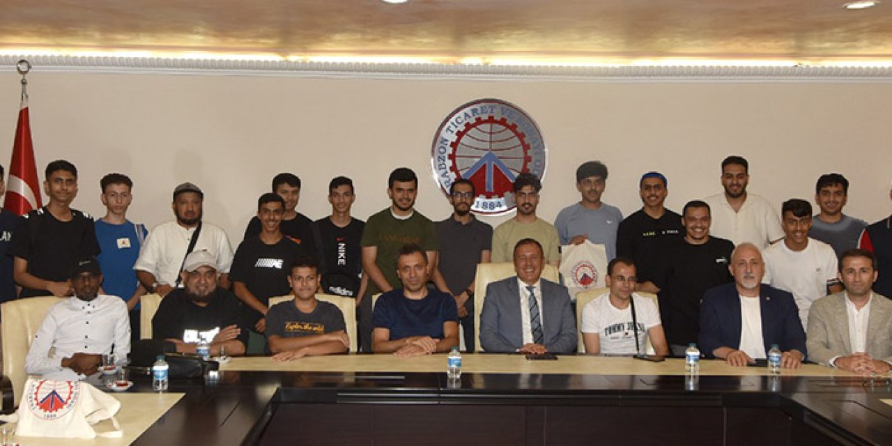 Suudi Öğrenciler Trabzon'daki yatırım olanaklarını inceledi