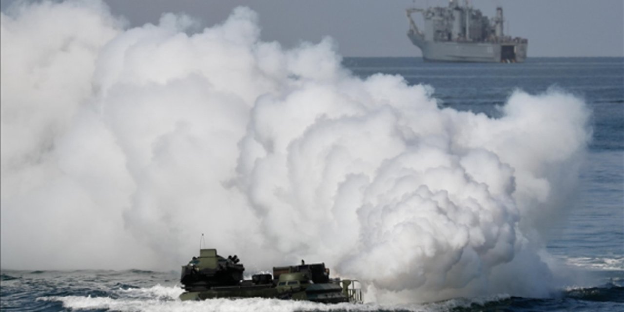 ABD ziyareti sonrası Çin'den Tayvan adasında olay tatbikat! 42 jet ve 8 savaş gemisi