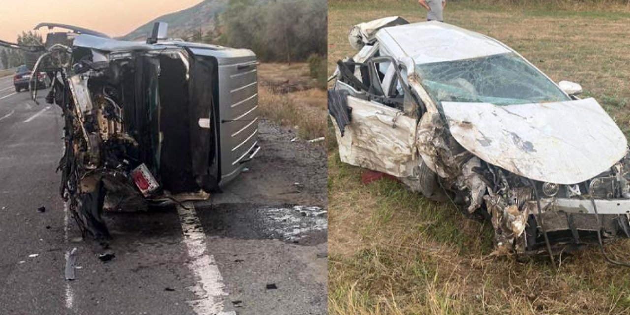 Trabzon plakalı araç Gümüşhane'de kaza yaptı! 3'ü ağır 7 yaralı