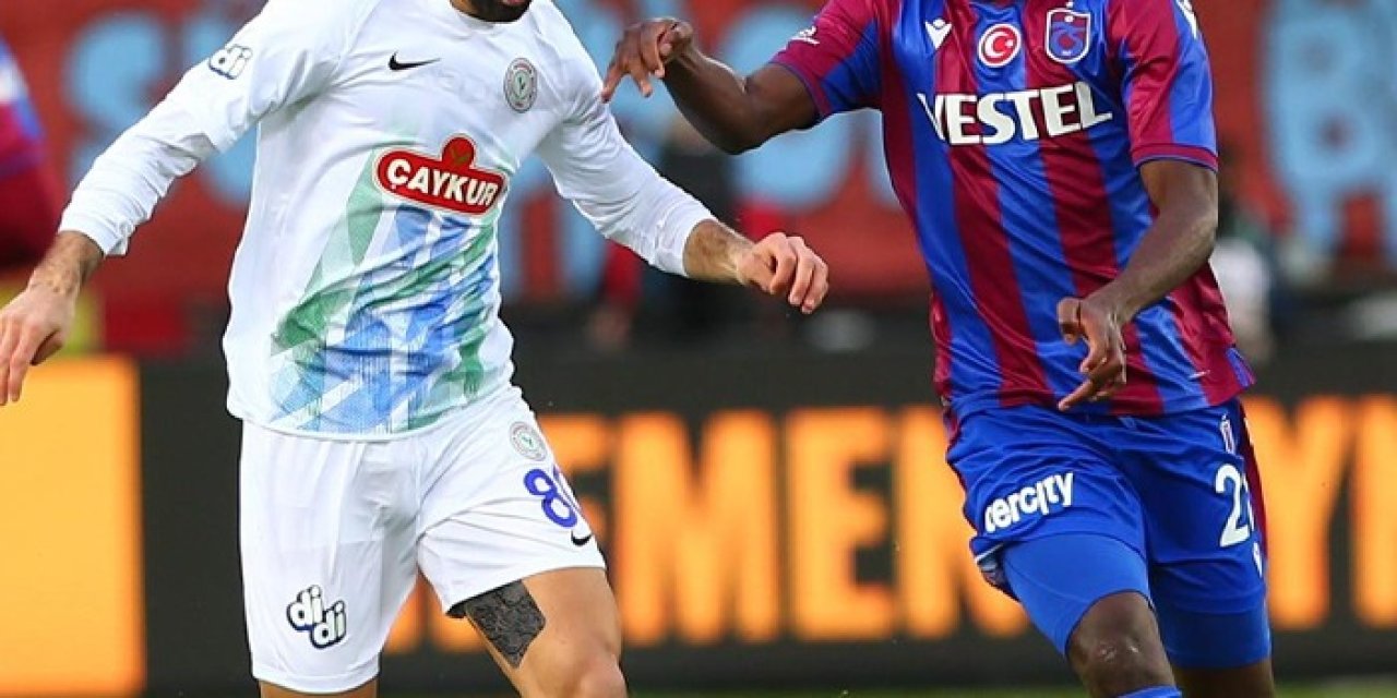 Trabzonspor'un Çaykur Rizespor maçı muhtemel 11'i