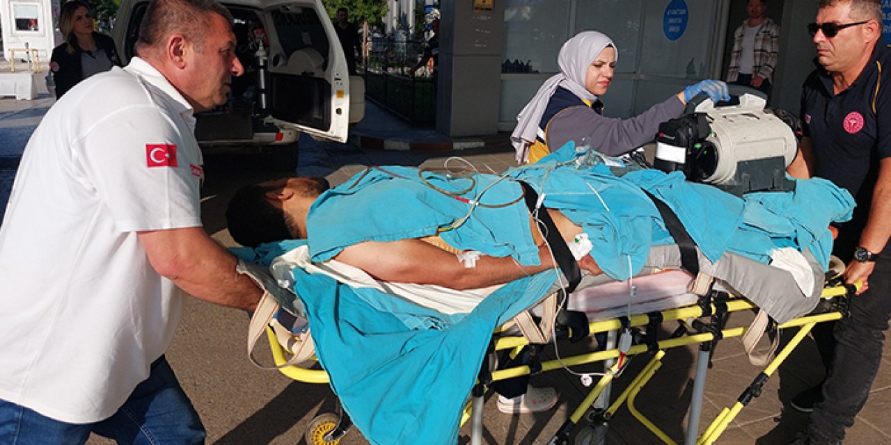 Samsun'da pazar yerine silahlı saldırı! Anne ve oğlu yaralandı