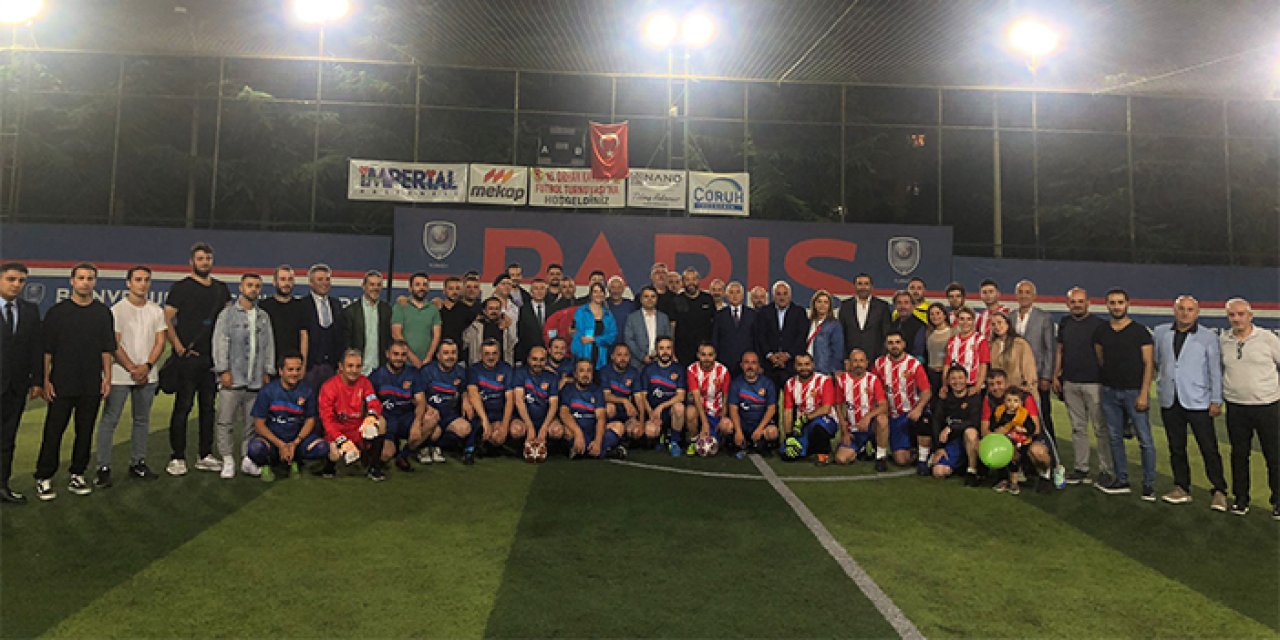 Trabzon’da basın mensupları futbol turnuvasında buluştu