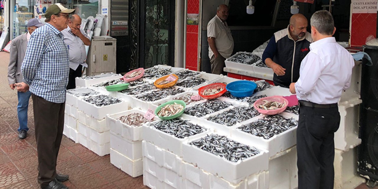 Rize'de balıkçılar halk günü yaptı! Hamsinin kilosu bakın ne kadar?