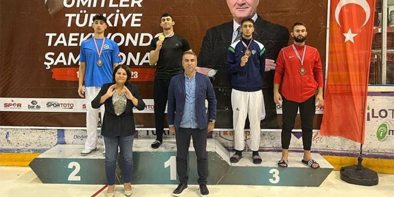Bayburt Üniversitesi öğrencisi Köse, Taekwondo Şampiyonasında bronz madalya kazandı