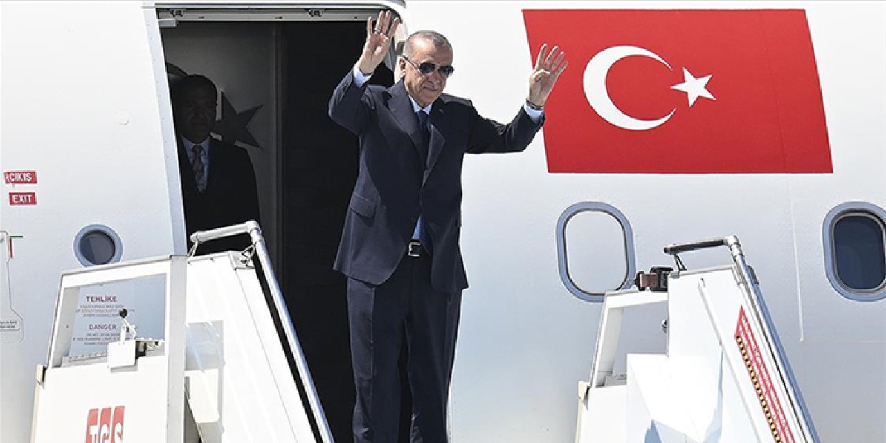 Cumhurbaşkanı Erdoğan, Nahçivan'a gitti