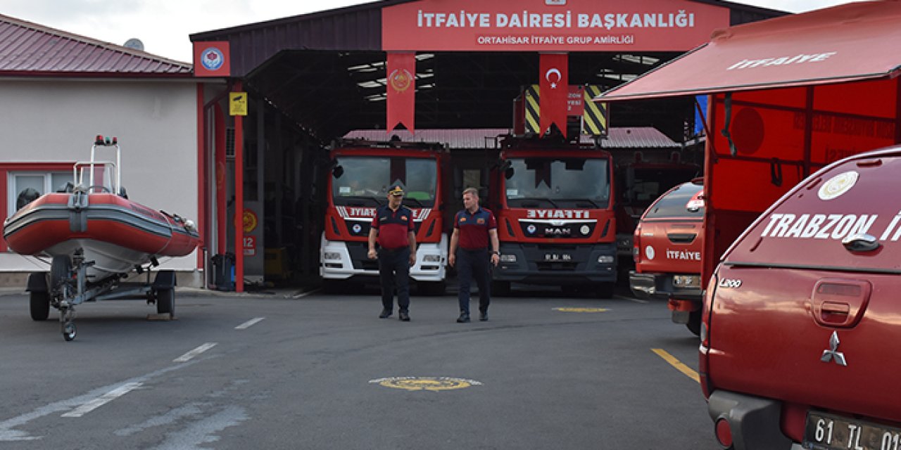 Trabzon'da itfaiyeci kardeşler 17 yıldır insanların yardımına koşuyor