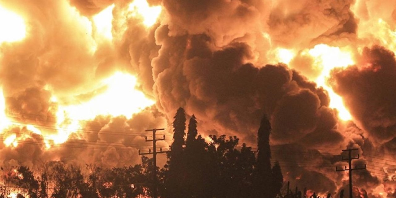 Petrol rafinerisinde patlama! 37 ölü