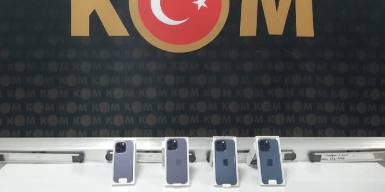 Trabzon’da kaçak telefon yakalandı! Bakın nereden çıktı