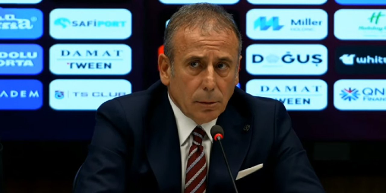 Trabzonspor'da Abdullah Avcı yan pas eleştirilerine cevap verdi! "Birinci sıradaydık"