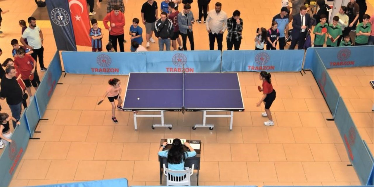 Trabzon masa tenisi turnuvası yapıldı!