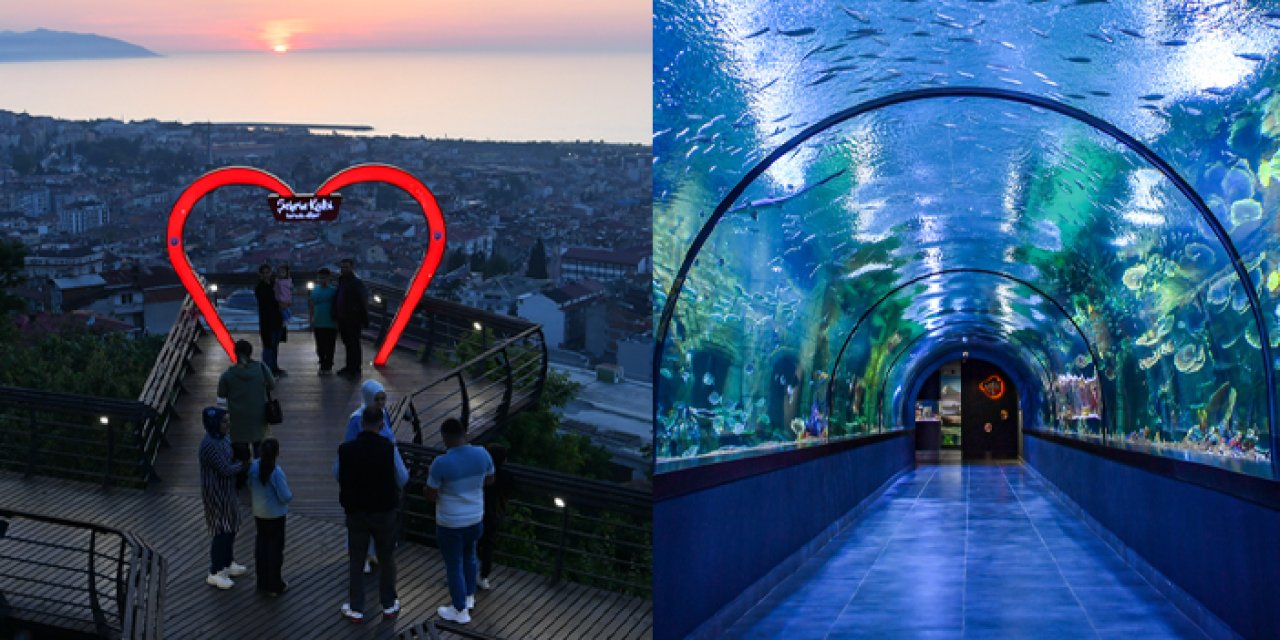 Trabzon'un gözde mekanları oldular! Seyir Terası ve Tünel Akvaryumu kaç kişi ziyaret etti?