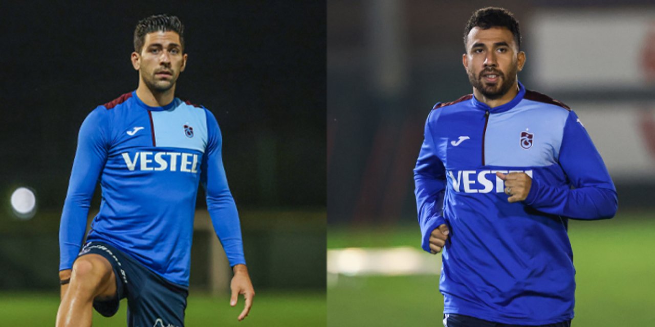 Trabzonspor'da sürpriz gelişme! Bakasetas ve Trezeguet antrenmanda