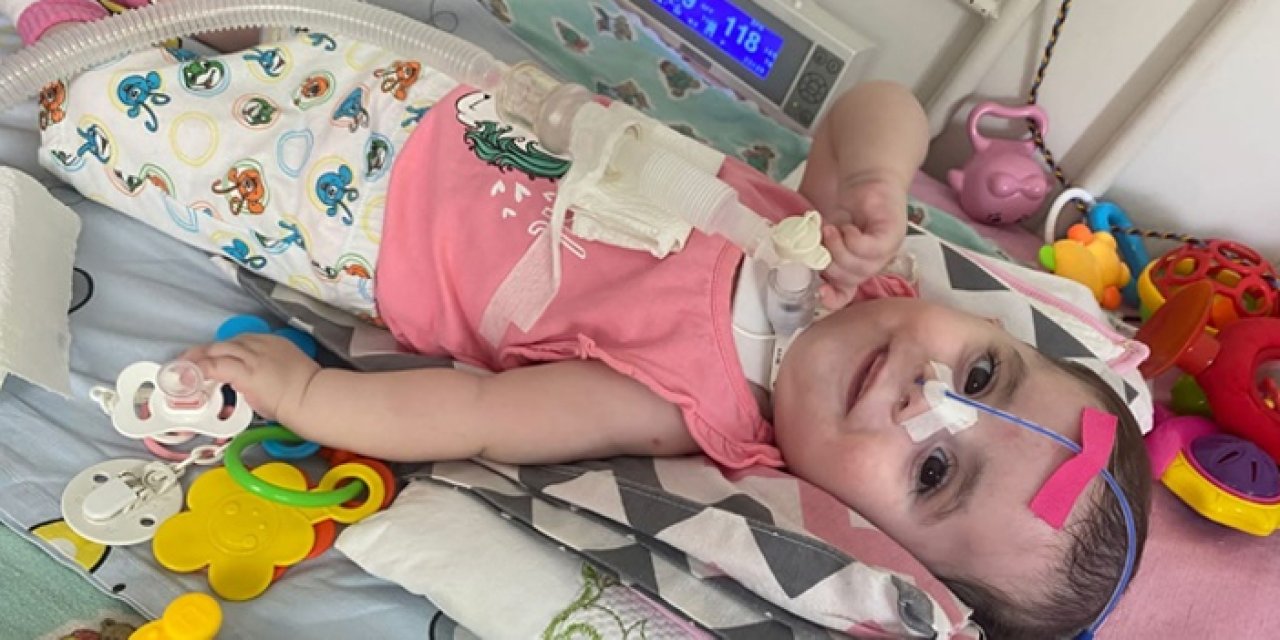 Trabzonlu Aslı bebek hayatta kalmak için yardım bekliyor
