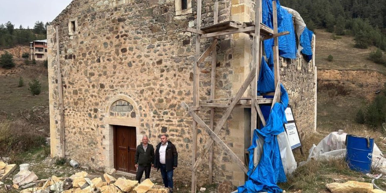 Giresun'da  Çakrak Kilisesi restore ediliyor