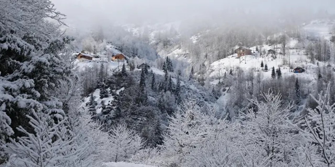 Rize'de kar yolları kapattı! 19 köyle ulaşım sağlanamıyor