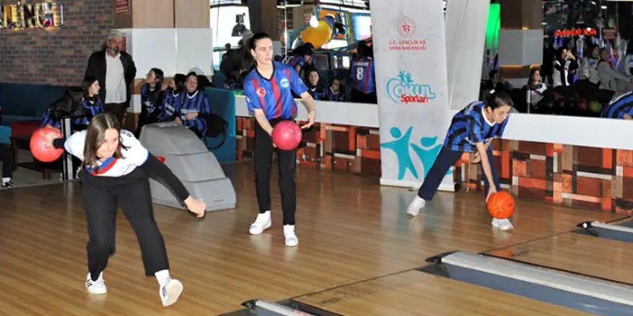 Trabzon’da okullarda Bowling heyecanı nefes kesti