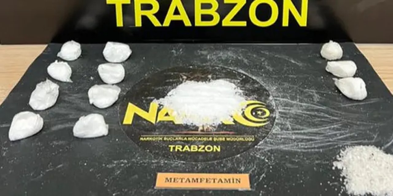 Trabzon'da aracından uyuşturucu çıkan şahıs tutuklandı