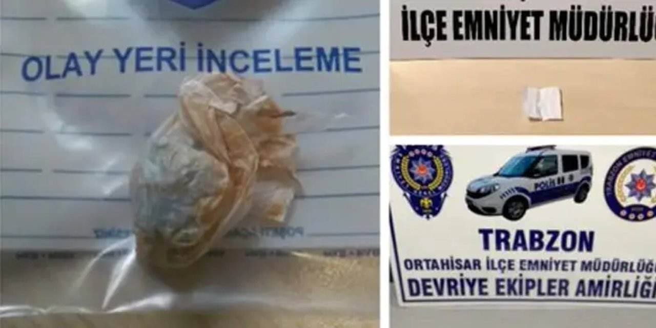 Trabzon'da ekiplerden ortak saha operasyonu! Uyuşturucuyla yakalandılar