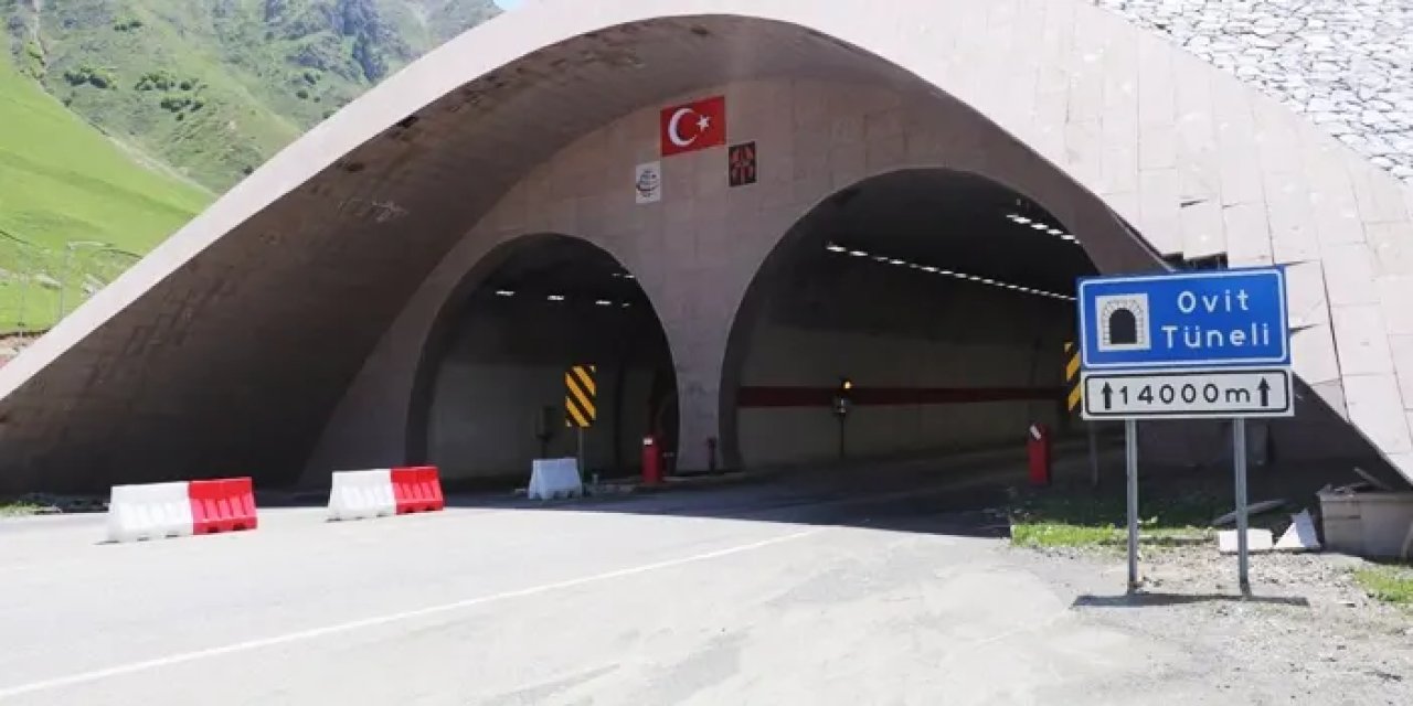 Rize ve Erzurum'u birbirine bağlıyor! Ovit tüneli yeniden ulaşıma açıldı