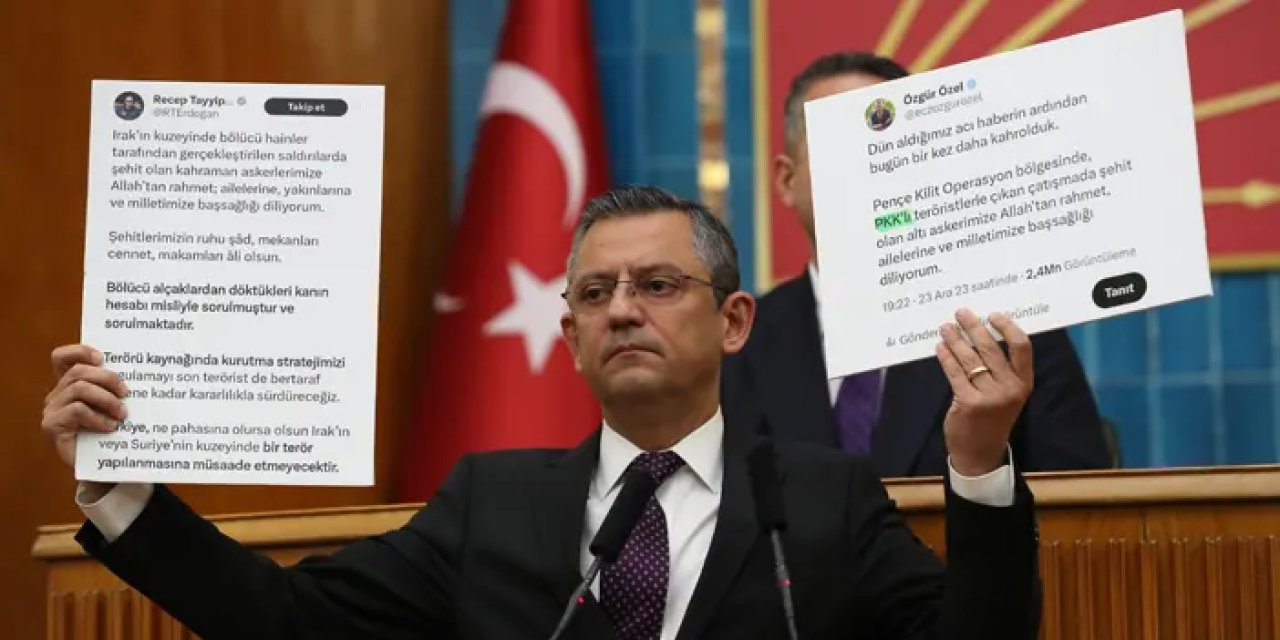 CHP lideri Özgür Özel'den Bahçeli'ye çok sert cevap! "PKK'nın adını anmayan bir hain arıyorsan"