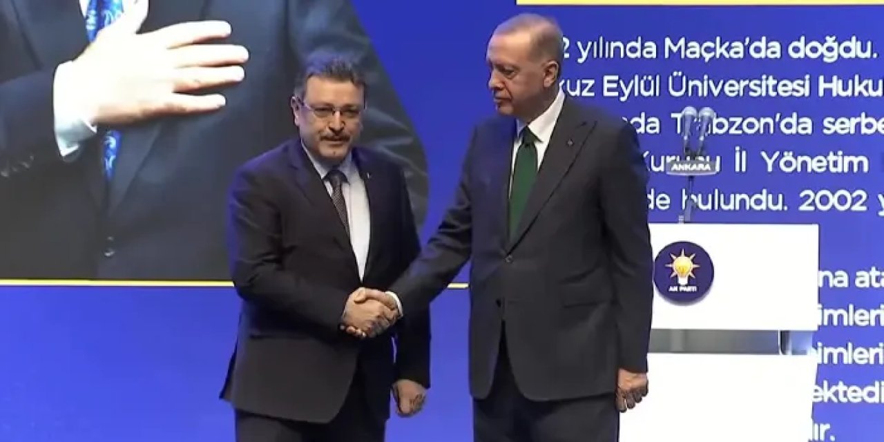 Cumhurbaşkanı Erdoğan açıkladı! İşte AK Parti Trabzon Büyükşehir Belediye Başkan Adayı