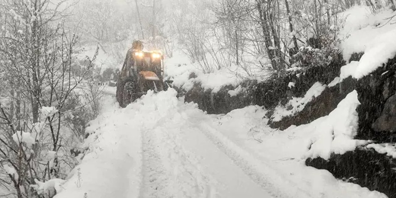 Ordu Büyükşehir Belediyesi ekipleri karla mücadeleye hazır